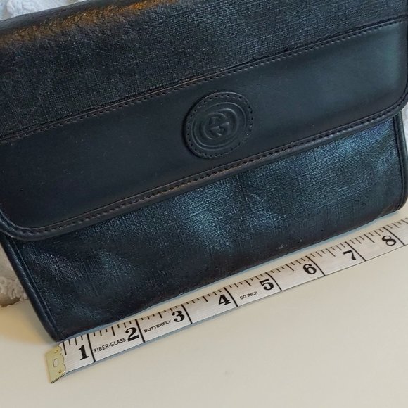GUCCI Small Crossbody Convertible Clutch Black - Picture 12 of 14